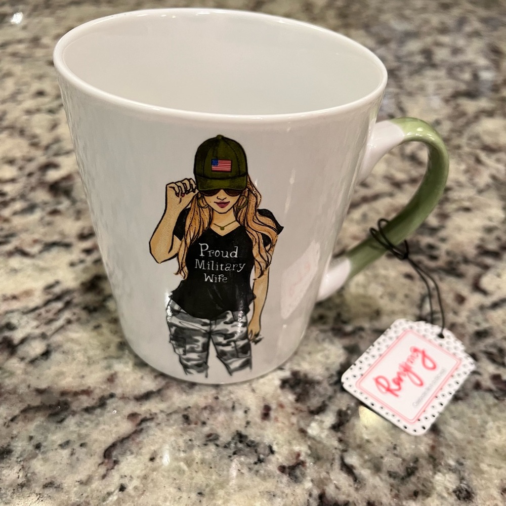 Proud Military Wife Coffee Mug 24 Oz